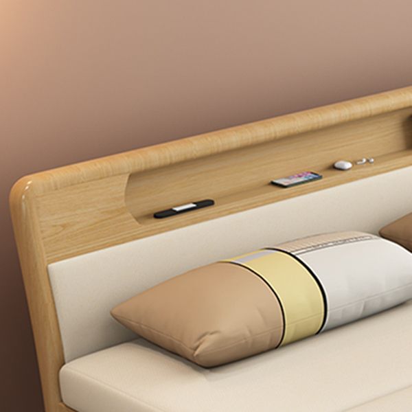 33.46" Wide Futon Sofa Bed with Storage Foldable Yellow Contemporary