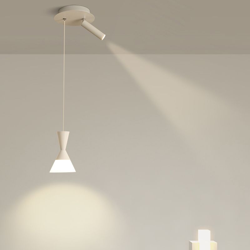 Éclairage nordique de petit pendentif blanc