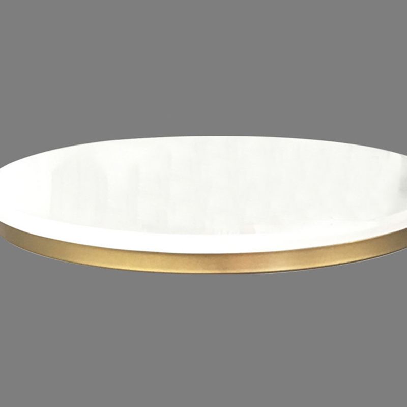 Contemporary Round Pub Table Set with Metal Stools 1/3/5 Pieces Pine Wood Top Bar Set