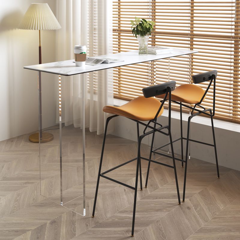 1/2/3 Pieces Bar Stool and Table Set Contemporary for Living Room