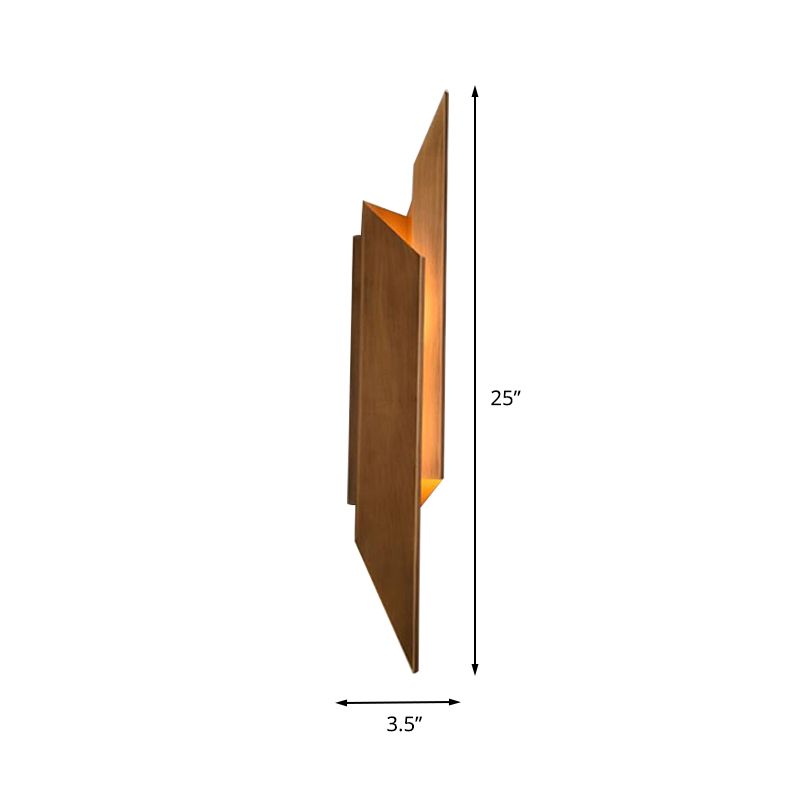 Wrapped Sconce Light Traditionary Metal 2 Bulbs Copper Wall Mounted Lamp for Bedside