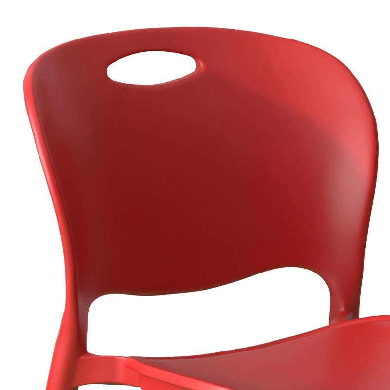 El comedor plástico contemporáneo preside la parte posterior abierta sin brazos que cena la silla lateral para el uso en el hogar