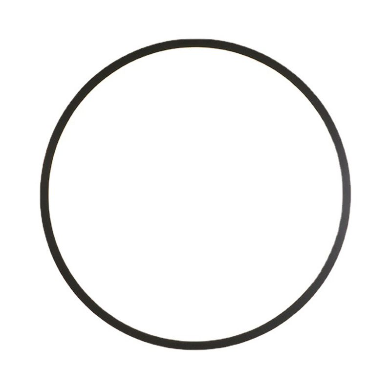 Black Circular LED Wall Lamp in Modern Simplicity Aluminium RGB Wall Light with Silicone Shade