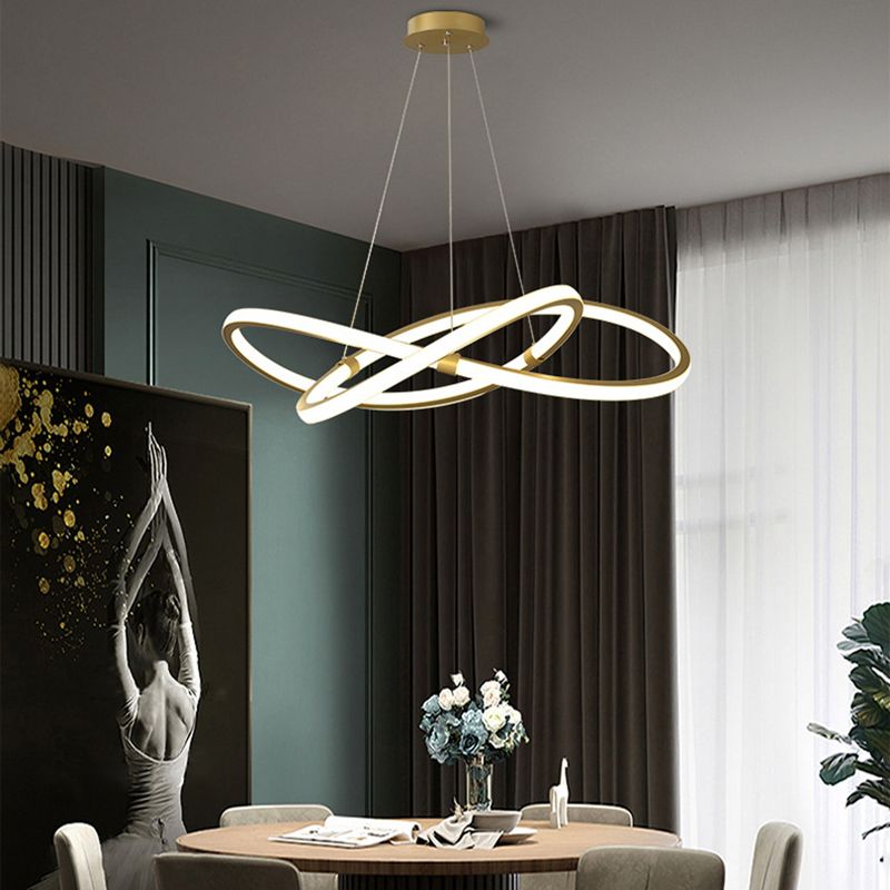 Luz simple característica de lujo de estilo simple lámpara led lámpara de lámpara para comedor para comedor