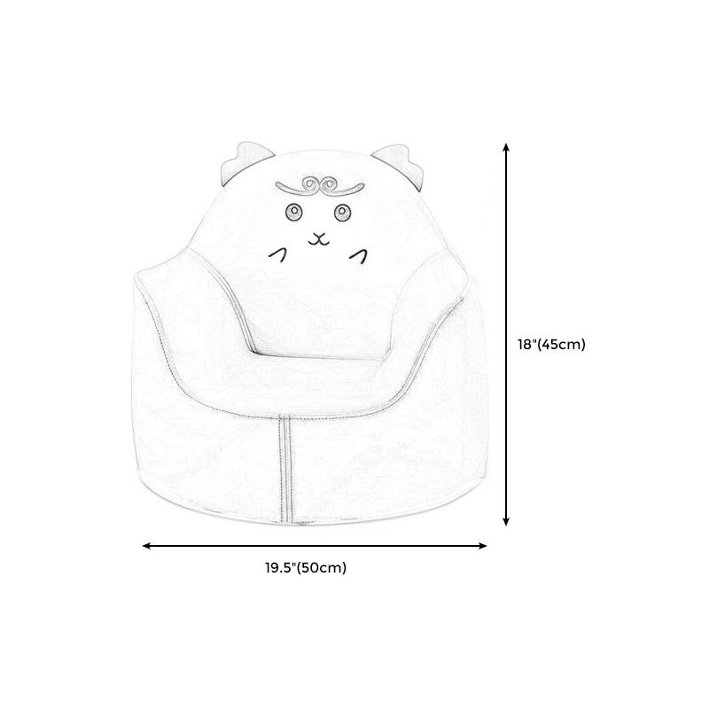 19.69"L x 19.69"W x 17.72"H Modern PU Camel Back Barrel Chair for Living Room