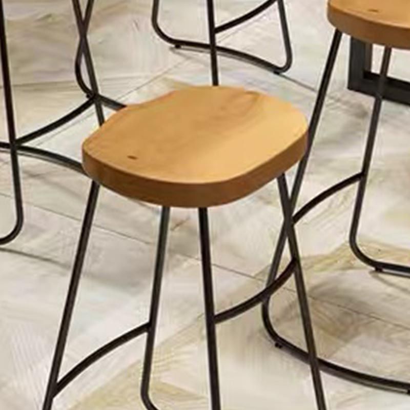 Modern 1/7 Pieces Bar Table Set Rectangle Pine Wood Counter Table with Stools for Balcony