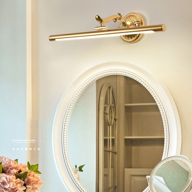 Metal Armed Wall Lamp Sconce Contemporary Sconce Light Fixture for Bathroom