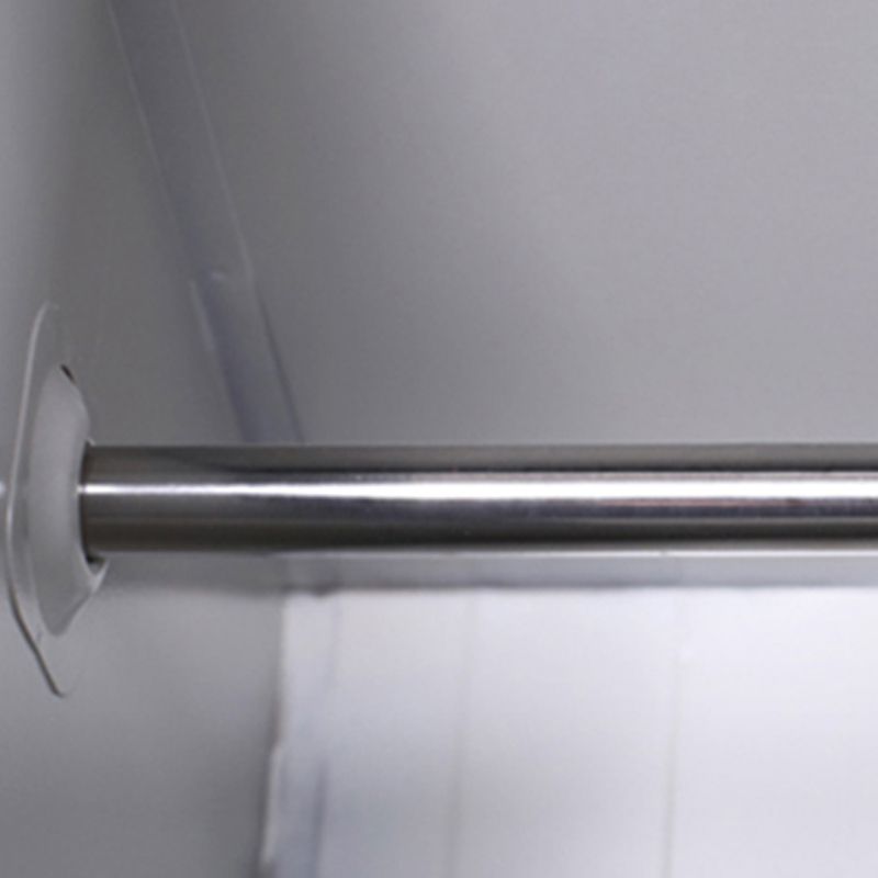 Steel White Storage Cabinet with Hinged Door Modern Cabinet for Bathroom