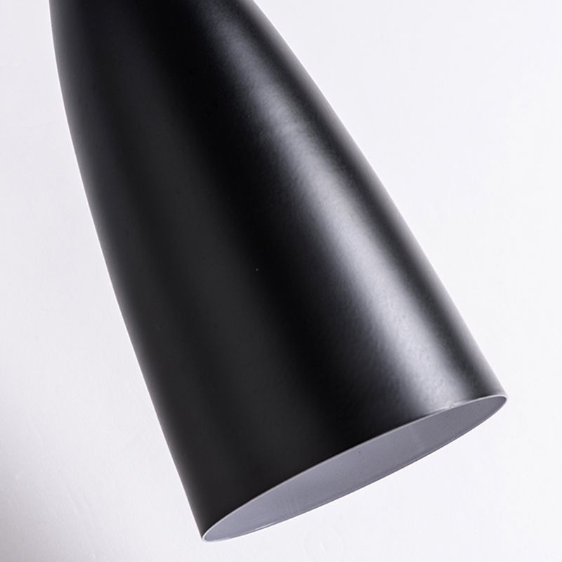 1 Lichthängeleuchte moderne Federlampe mit Metallschatten