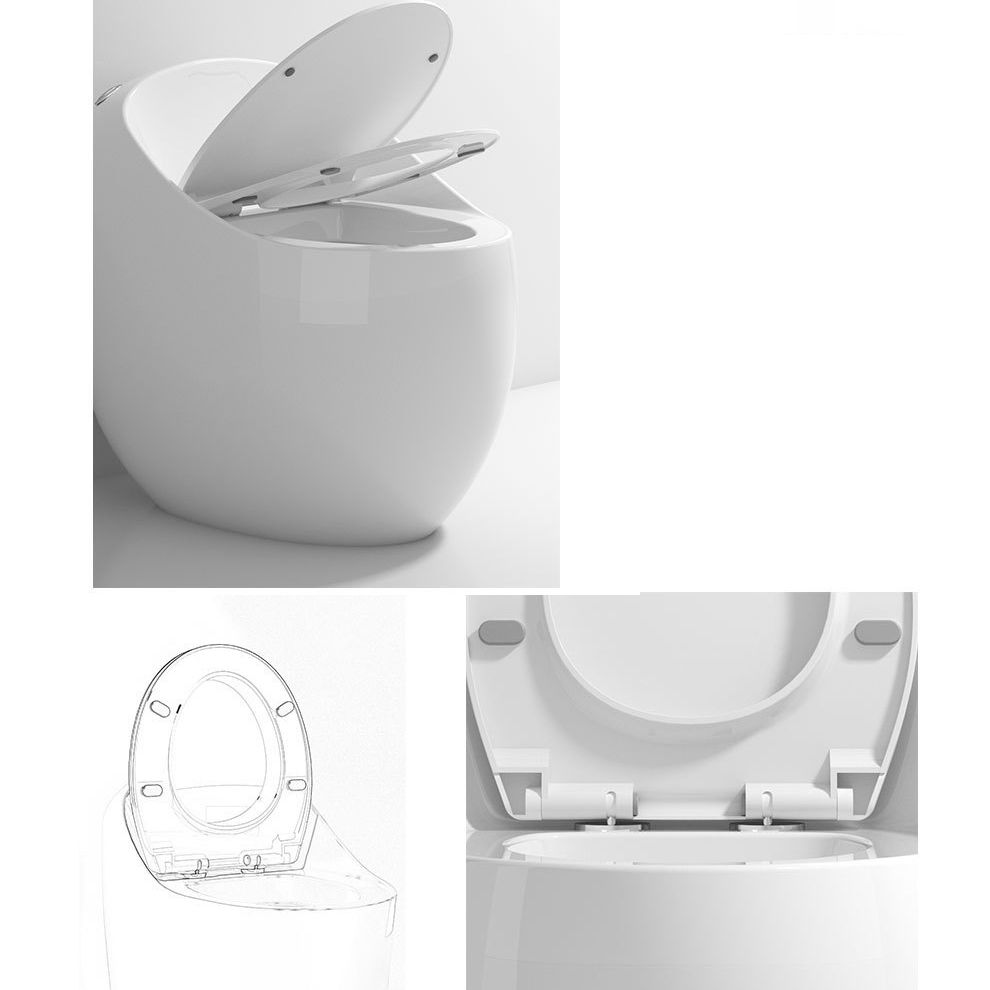 Siphon Jet Porcelain Toilet One Piece Toilet Floor Mounted Urine Toilet