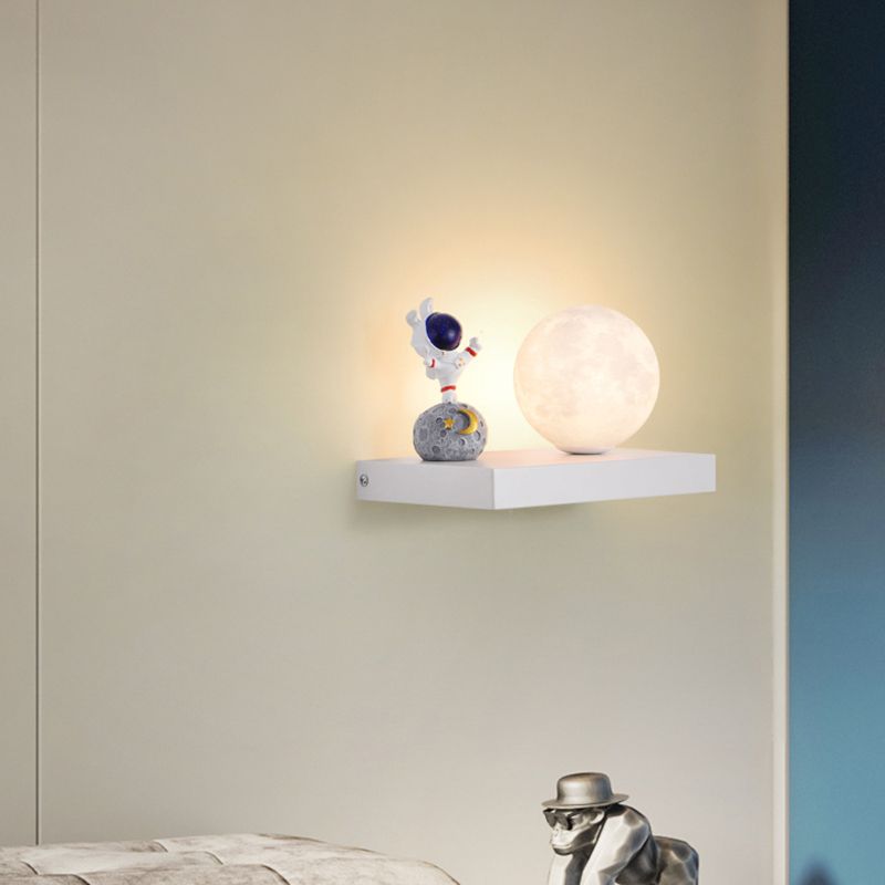 Bedroom Wall Mounted Lamp Metal Kids Style Wall Mounted Lighting