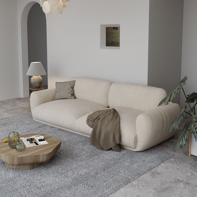 Modern Square Arm Loose Back Sofa 39"W Sofa for Living Room