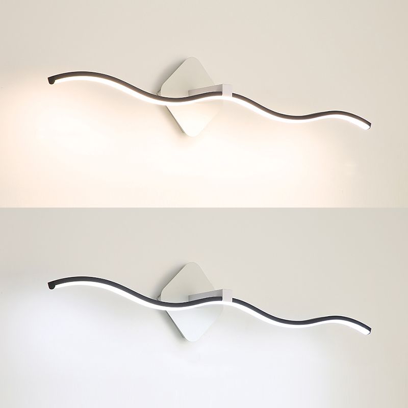 Accesorio de iluminación de tocador ondulado Maltal Baño LED LEULA MUNTA MUNTA MUNTA