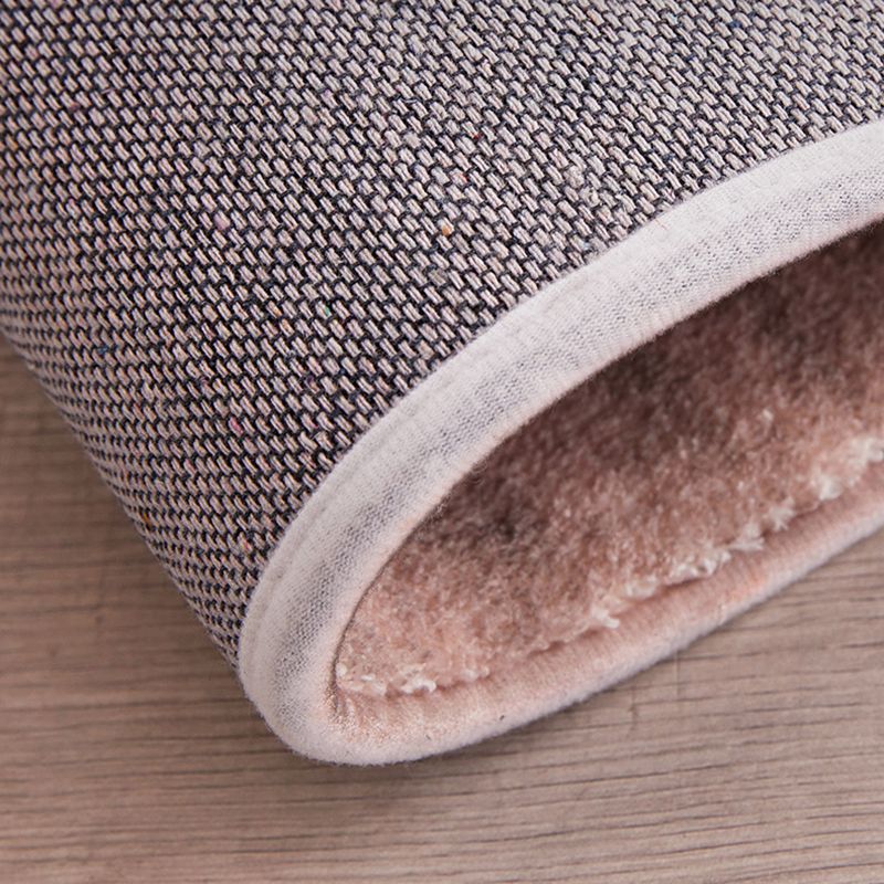 Stylish Grey Area Rug Modern Geometric Print Carpet Anti-Slip Rug for Home Decor