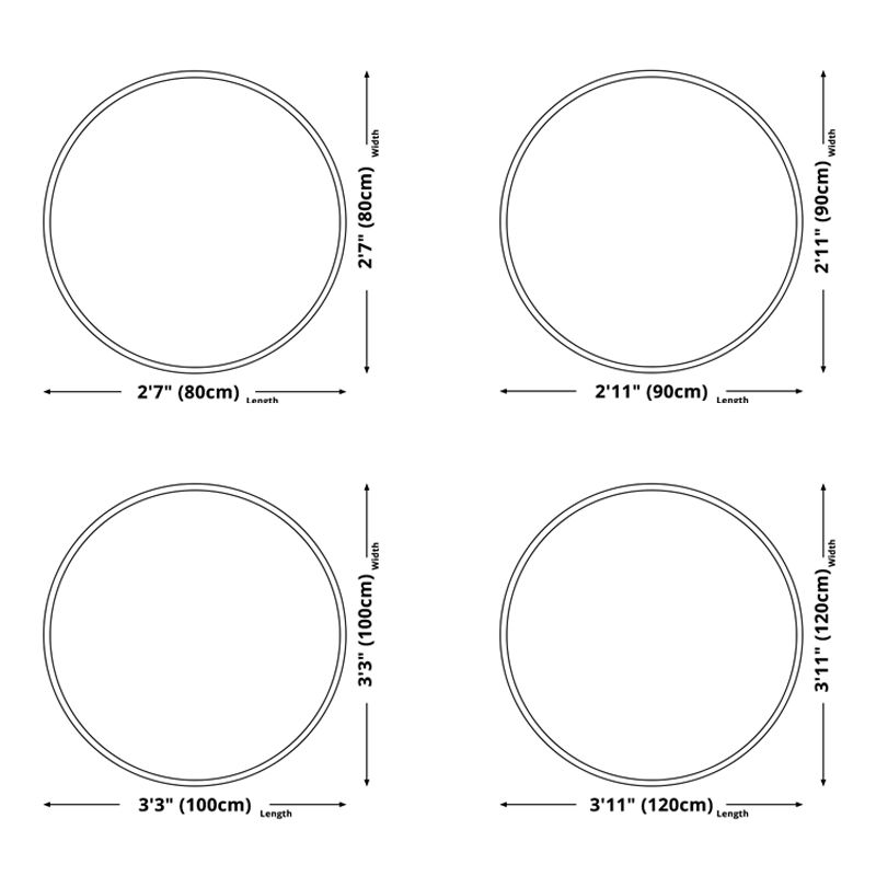 Runder Blumendruck Teppich Polyester Klassischer Teppich Nicht-Rutsch-Rückseite Teppich für Wohnzimmer