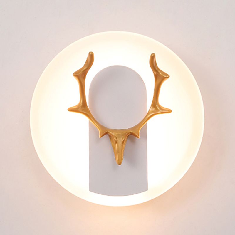1 Light Unique Shape Wall Mounted Light Modern Sconce Light Fixture