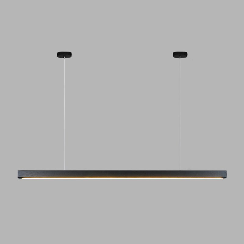 Forma lineal Luz colgante de estilo contemporáneo 1 accesorio de iluminación colgante de luz