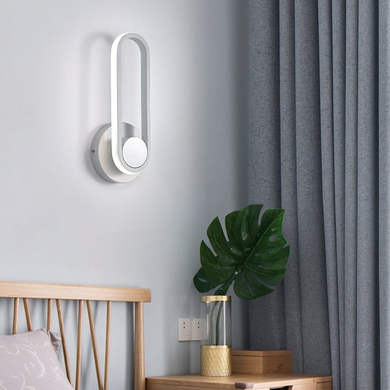 1-Light Geometric Wall Mounted Lighting Modern Style Metal Wall Lighting Fixtures