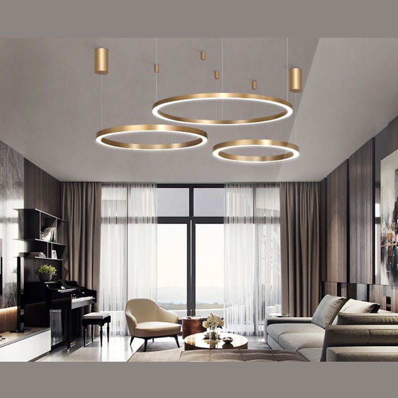 Orbiculaire metalen hanger verlichtingsarmaturen Minimale slaapkamerhangerverlichtingsarmaturen