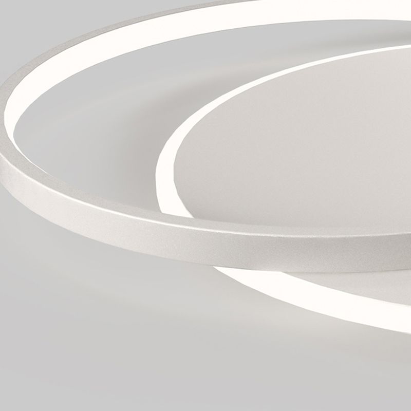 White Simplicity Flush Mount Lighting LED Flush Mounted Ceiling Lights for Dining Room