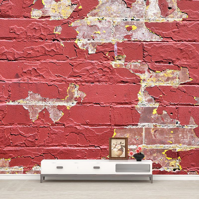 Brick Wall Covering Murals Environment Friendly Wallpaper Sitting Room Wall Decor