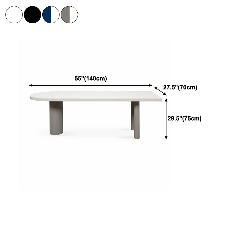 Free Form Solid Wood Table Simplicity 3 Legs Table for Dining Room