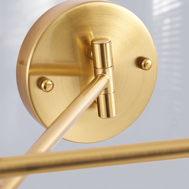 Postmoderne 1 Kopfmetall Wandleuchte Goldwandleuchte für den Untersuchungsraum