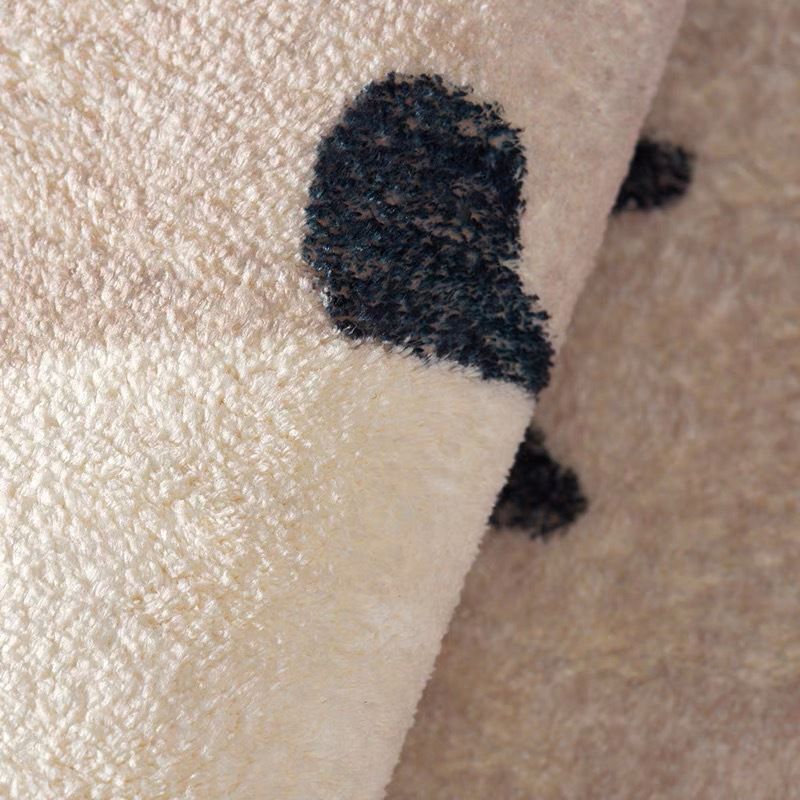 Modern Polyester Indoor Carpet Stain Resistant Rug Leopard Print Rug for Home Decoration