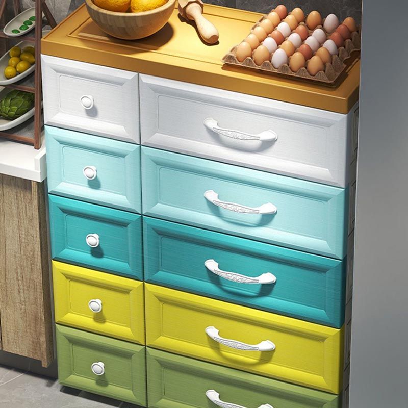 Contemporary Non-Hanging Armoire Plastic Wardrobe Closet,29.13" D x 13.78" W x 39.37" H