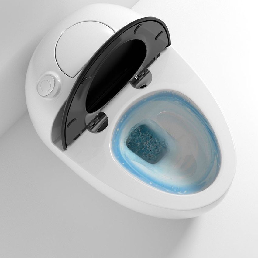 Modern Siphon Jet One Piece Toilet Bowl Heated Seat Urine Toilet with Toilet Seat