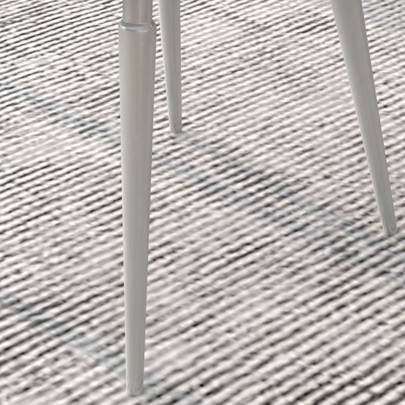 Contemporary Metal Armless Dining Room Chairs Open Back Dining Side Chair for Home Use