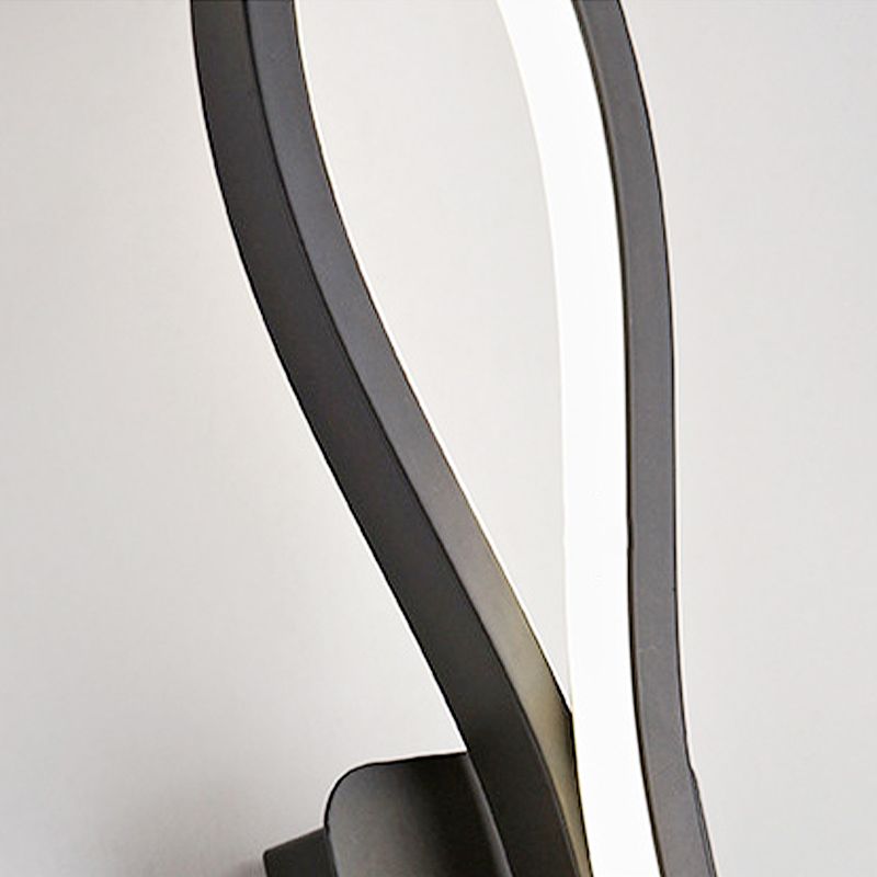 Acryl Twending Body Wand Licht SCONCE Moderne zwart/witte wandmontage Lamp in neutraal/warm/wit licht