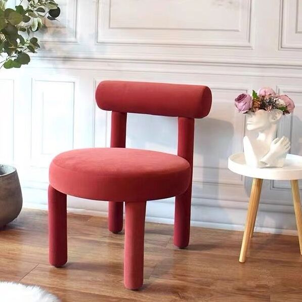 Contemporary Side Wood Dining Room Chair Open Back Dining Side Chair for Home Use