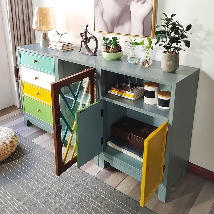 Nautical Bedroom Wooden Storage Chest 16" Wide Chest with Drawers