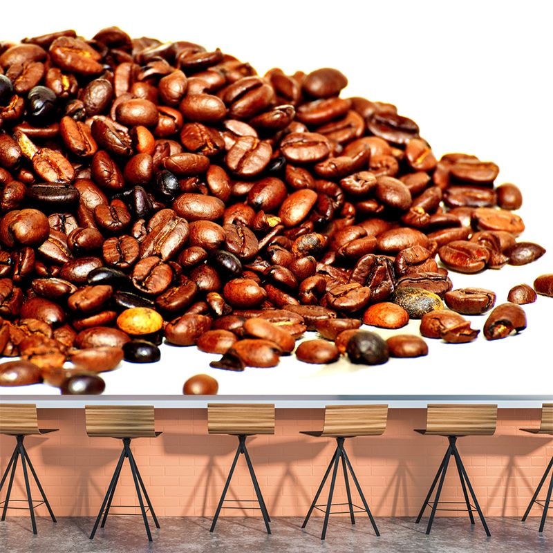 Coffee Beans Mural Environment Friendly Coffee Shop Decoration