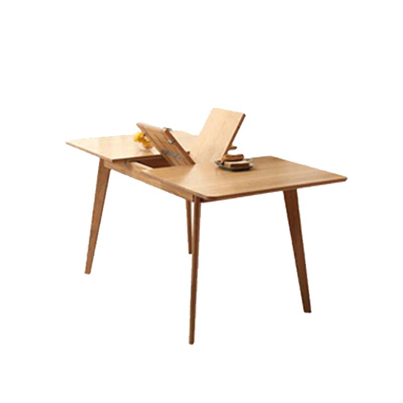 Modern Extendable Dining Table Solid Wood Dining Table for Dining Room