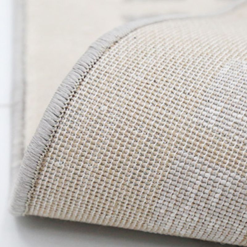 Antiek tapijt Modern abstract print Rug wasbaar polyester tapijt met niet-slipachter