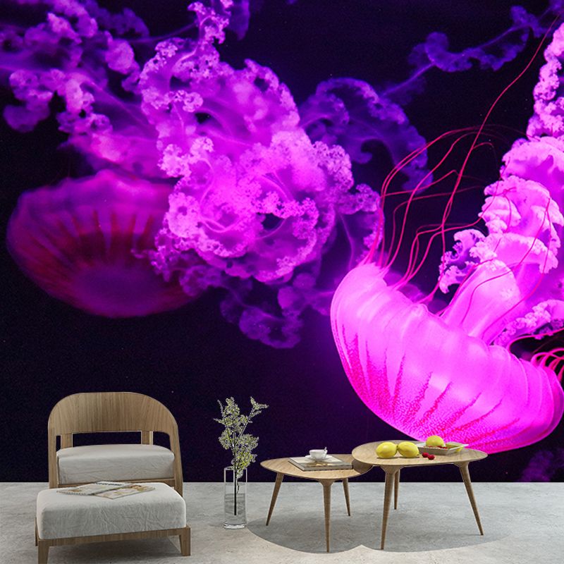 Seabed Wall Mural Mysterious Modern Style Mildew Resistant for Wall Decor