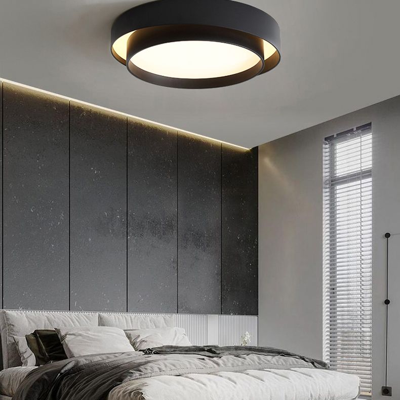 Ronde inbouw plafondlamp Moderne stijl LED metalen plafondlamp