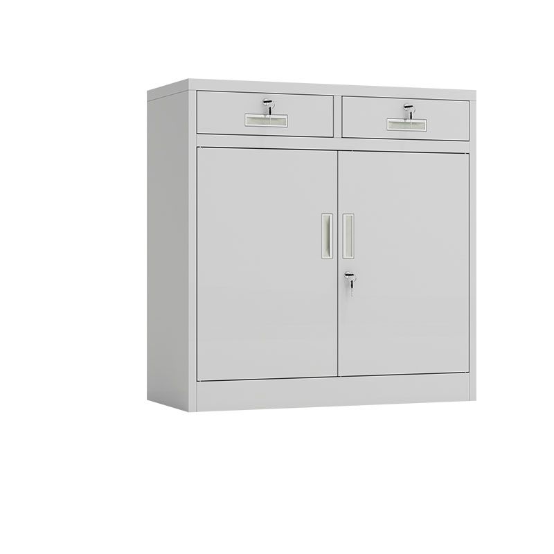 Basic Metal File Cabinet Solid Color Storage Shelve Locking File Cabinet for Office