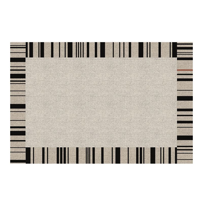 Modern Carpet Polyester Striped Area Carpet Stain Resistant Carpet for Drawing Room