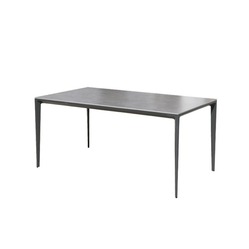 Modern 1/4/5/7 Pieces Metal Dining Set Stone Dining Table Set for Outdoor