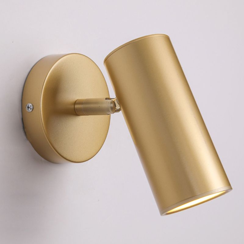 Cylinderical Sconce Light Fixture Modern Luxuru Style 1 Light Sconces