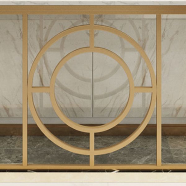 Modern Marble Console Sofa Table Rectangle Iron End Table for Hall