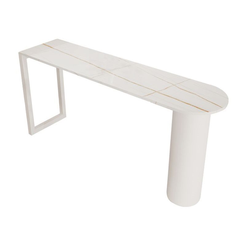 Modern Irregular Shape Bar Table Set 1/2/5 Pieces Sintered Stone Counter Table with Stools