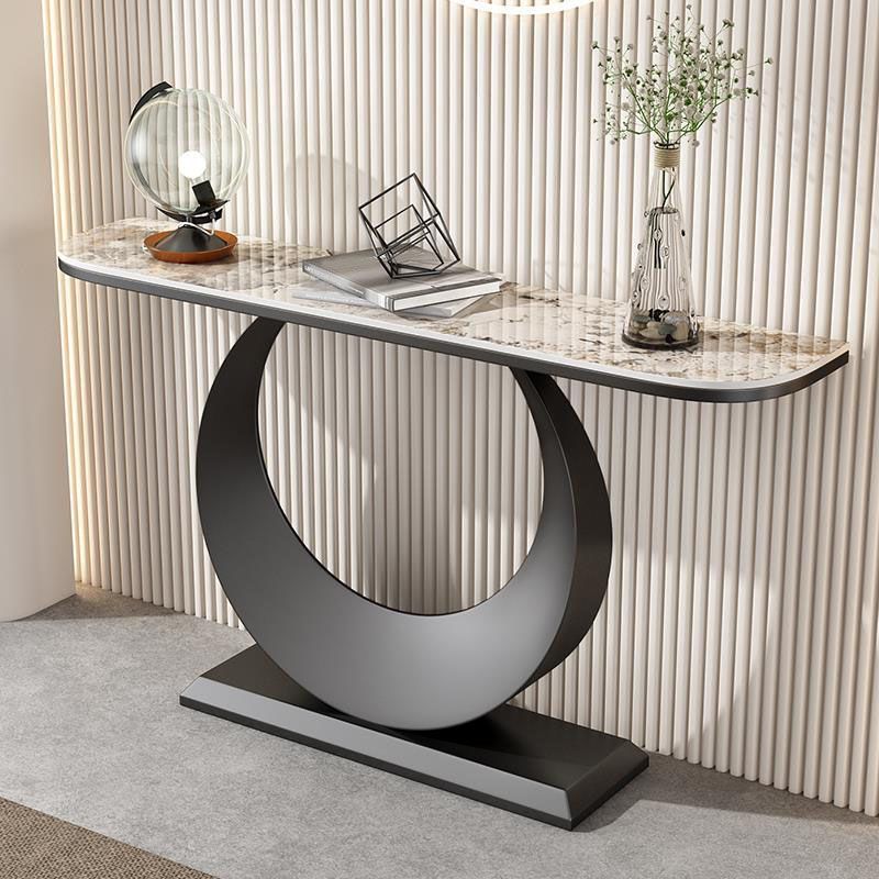 31.5-inch Tall Modern Console Table 1-shelf Accent Table for Hall