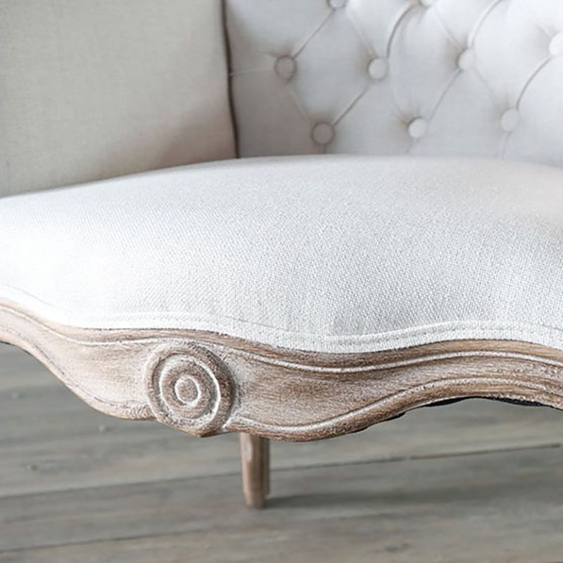 Matte Finish Solid Back Chair Farmhouse Coffee Shop Fabric Arm Chair