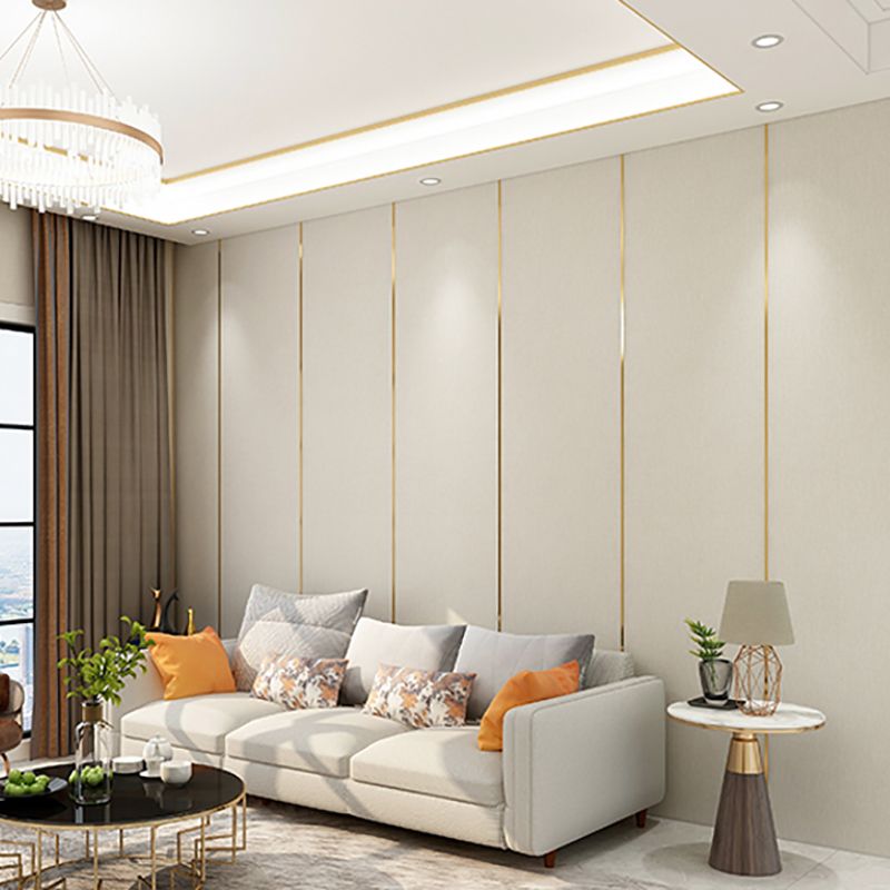 Mildew Resistant Wall Tile Peel and Stick Waterproof Wall Paneling for Living Room