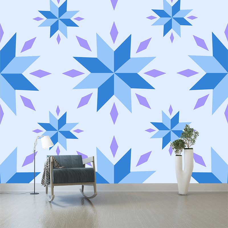 Customized Contemporary Geometry Wall Mural Decal Moisture Resistant Wall Decor