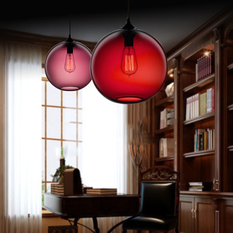 Glaskugel Anhänger Light Kit zeitgenössischer Stil Anhänger Deckenleuchte für Esszimmer